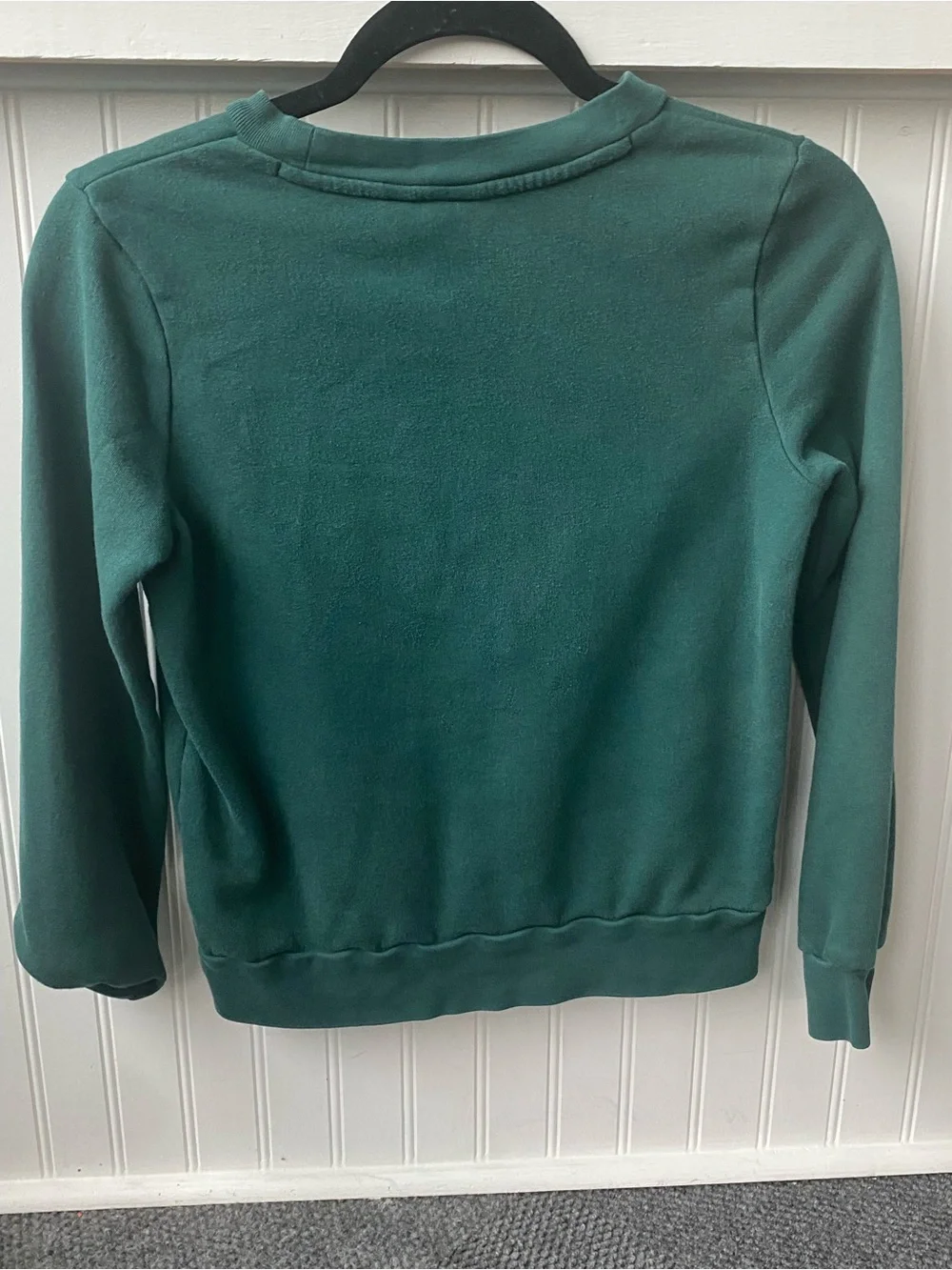 GAP kid's Forest Green Logo Crewneck Sweatshirt